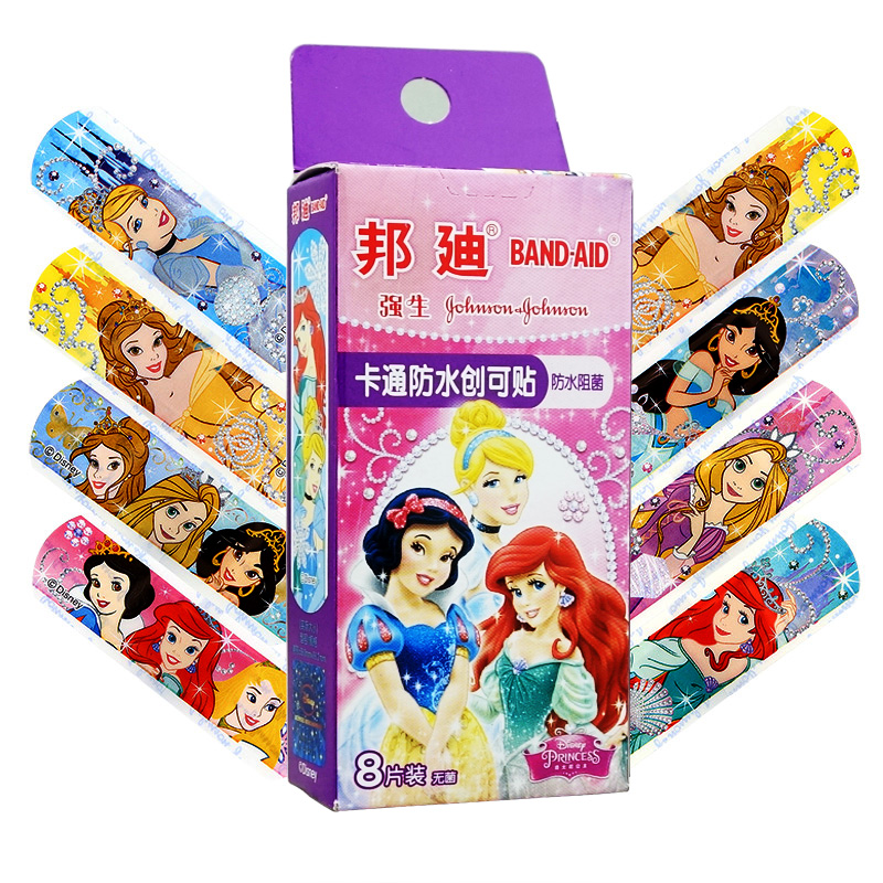 邦迪卡通防水创可贴（公主）